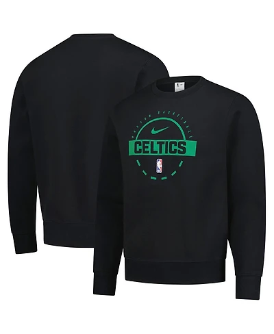 Nike Men's Black Boston Celtics 2025/26 Authentic Practice Club Sweatshirt