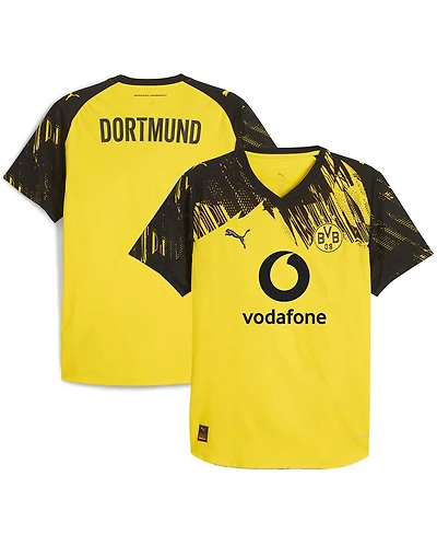 Puma Men's Yellow Borussia Dortmund 2025/26 Authentic Jersey