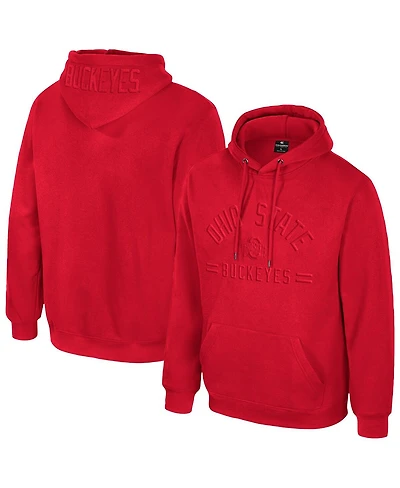 Colosseum Men's Scarlet Ohio State Buckeyes New Member Hoodie