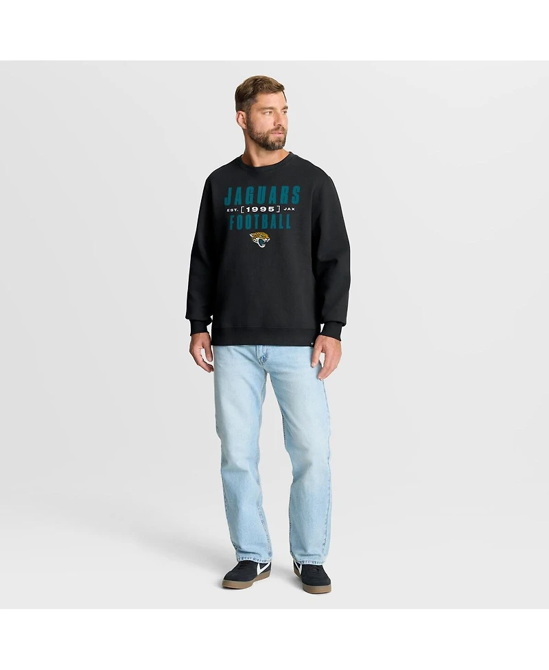 Fanatics Men's Black Jacksonville Jaguars Powerful Throw Legacy Pullover Sweatshirt