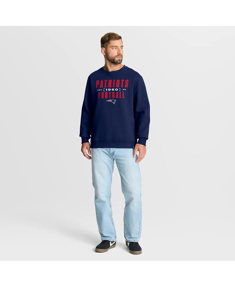 Fanatics Men's Navy New England Patriots Powerful Throw Legacy Pullover Sweatshirt