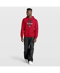 Fanatics Men's Scarlet San Francisco 49ers Right Tackle Legacy Pullover Hoodie