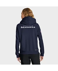 Nike Women's College Navy Seattle Seahawks Sideline Standard Issue Initial Home Dri-fit Hoodie