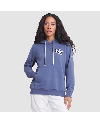 Nike Women's Storm Blue New England Patriots 2025 Rivalries Collection Standard Issue Sideline Dri-fit Hoodie