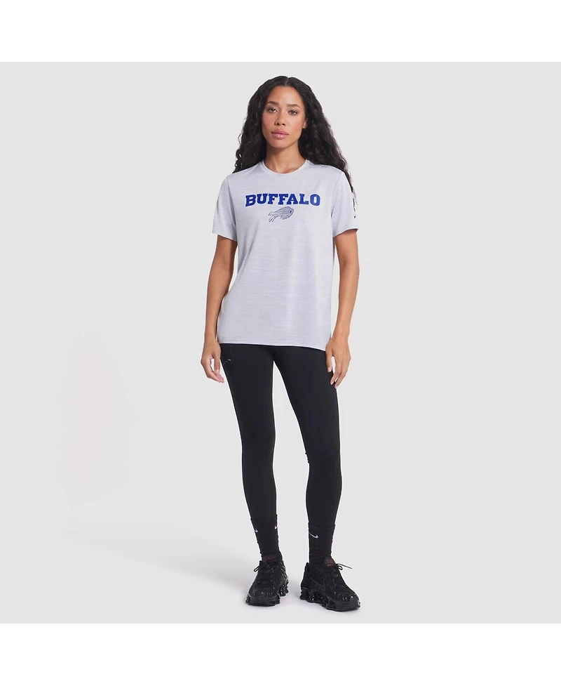 Nike Women's White Buffalo Bills 2025 Rivalries Collection Sideline Velocity Dri-fit T-Shirt