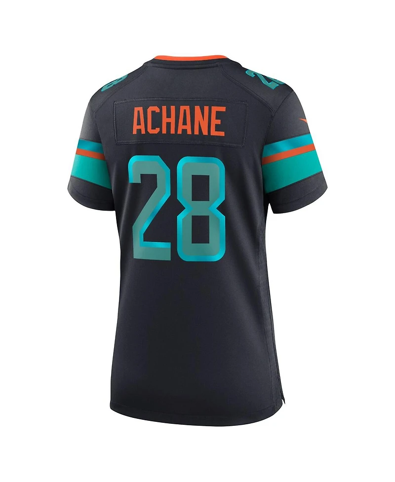 Nike Women's De'Von Achane Pitch Blue Miami Dolphins 2025 Rivalries Collection Game Jersey