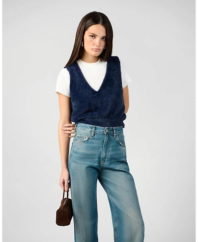 WeWoreWhat Women's V Neck Sweater Vest