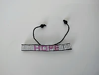 Breast Cancer Awareness Bracelet – White with Pink Hope