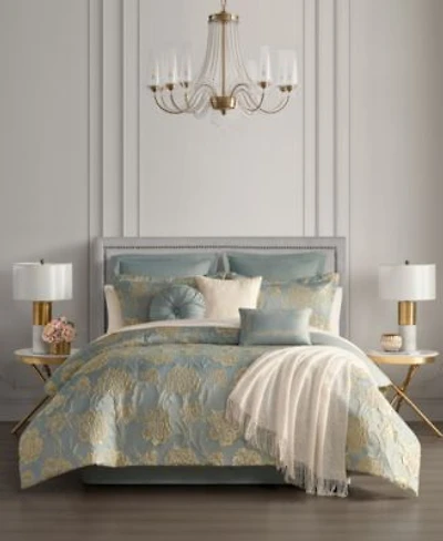 Mytex Avignon Floral Jacquard 14 Pc.Comforter Sets