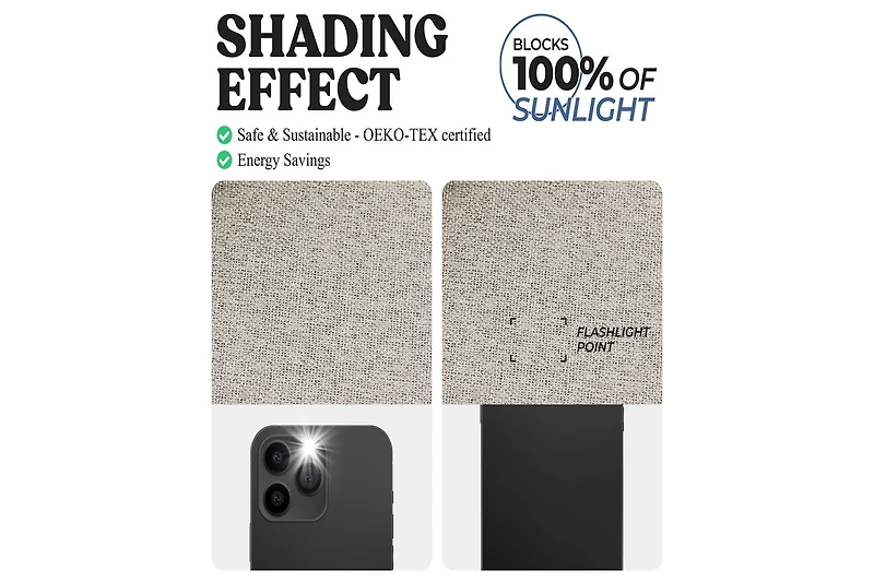 Superior Neal 100% Blackout Solid Machine Washable Curtains, Set of 2 Panels