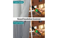 Superior Neal 100% Blackout Solid Machine Washable Curtains, Set of 2 Panels