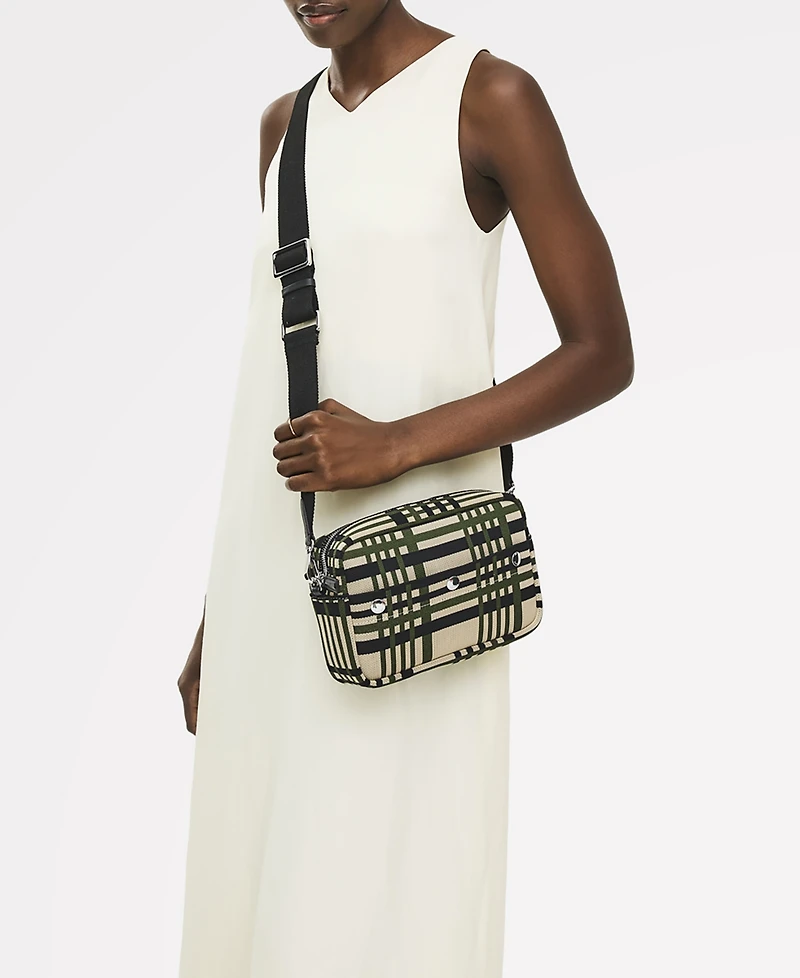 Radley London Hadleigh Place Check Small Ziptop Crossbody Bag