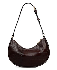 Radley London Heath Crescent Croc Small Ziptop Shoulder Bag