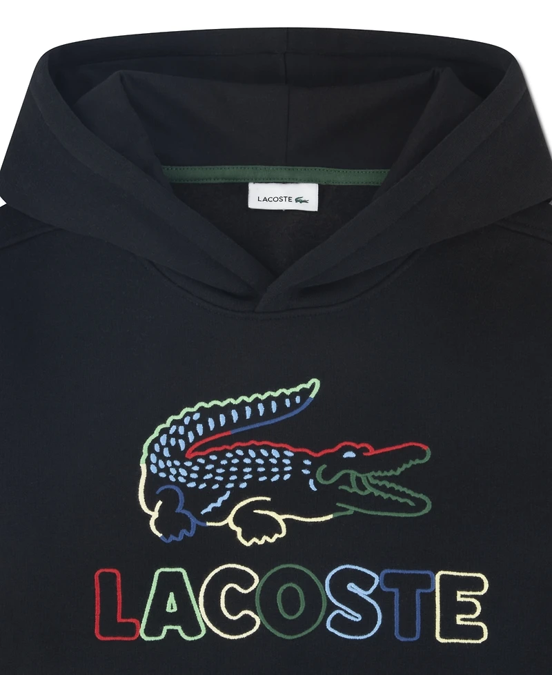 Lacoste Boys 8-20 Logo Embroidered Hoodie