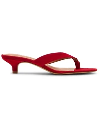 Steve Madden Tracie Kitten-Heel Thong Sandals