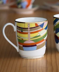 Noritake Frank Lloyd Wright March Balloons Mugs, Set of 2