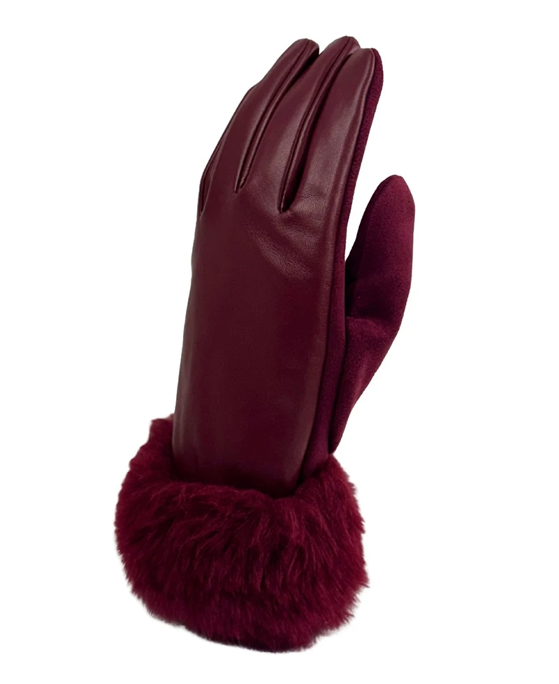 Marcus Adler Leather Glove With Cuff