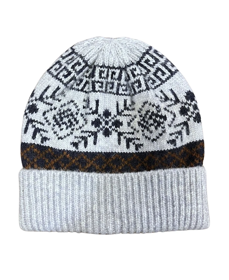 Marcus Adler Knit Fairisle Beanie Hat