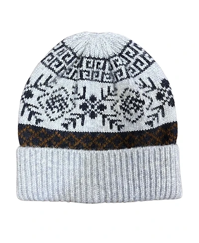 Marcus Adler Knit Fairisle Beanie Hat
