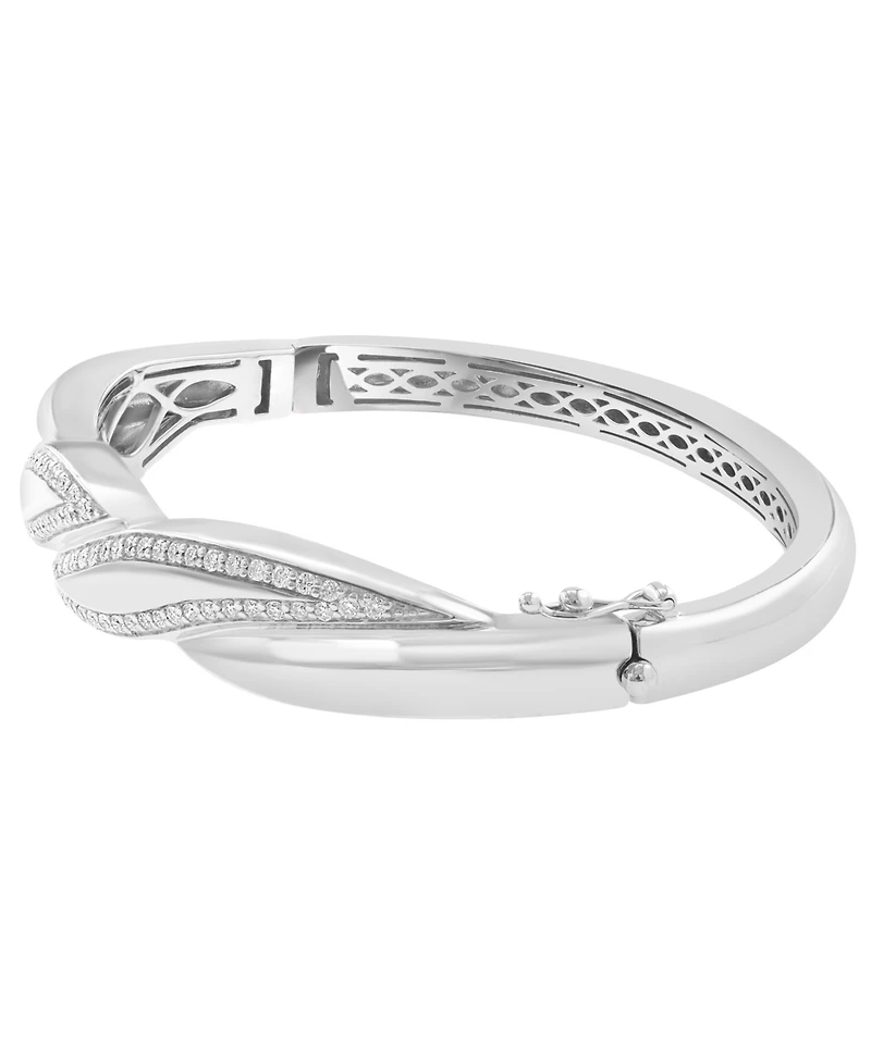 Effy Collection Diamond Bangle (1-1/6 ct. t.w.) in Sterling Silver