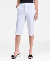 I.N.C. International Concepts Womens Cotton Blend Capri Pants Macys Exclusive