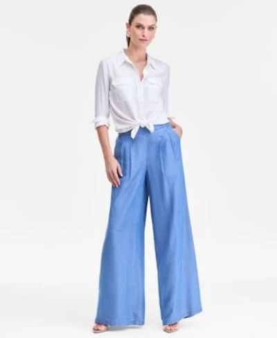 I.N.C. International Concepts Womens High Rise Pleated Pull On Wide Leg Pants P Xs 3x Macys Exclusive