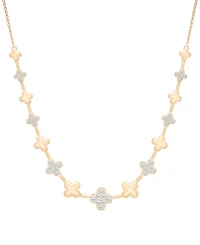 Wrapped in Love Diamond Clover Necklace (1/2 ct. t.w.) in 14K Yellow Gold