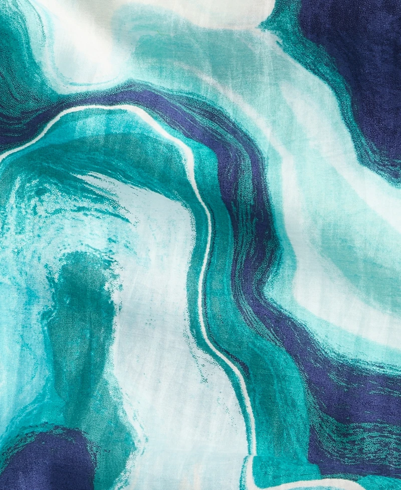 I.n.c. International Concepts Women's Printed Pull-On Wide-Leg Pants, Macy's Exclusive