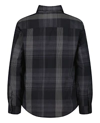 Calvin Klein Boys 8-20 Ck Intricate Plaid Long Sleeve Shirt