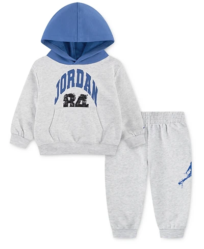 Jordan Baby Boys 2-Piece Jumpman Fleece Hoodie and Pants Set