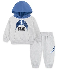 Jordan Baby Boys 2-Piece Jumpman Fleece Hoodie and Pants Set