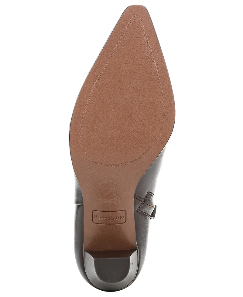 Franco Sarto Women's Josiah Pointed Toe Zip Short Boots
