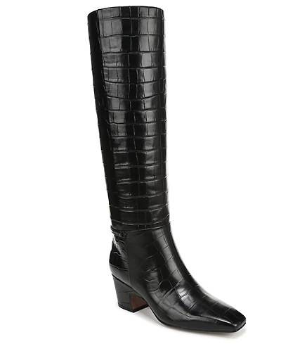 Franco Sarto Women's Sorelina Square Toe Zip Tall Boots