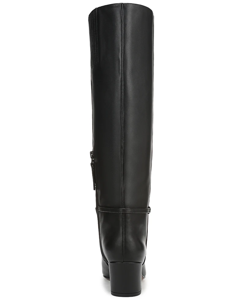 Franco Sarto Women's Sorelina Wide Calf Square Toe Zip Tall Boots