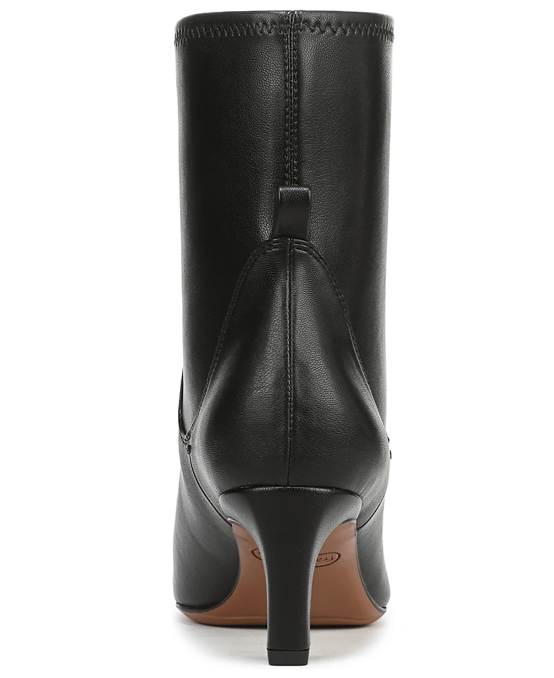 Franco Sarto Women's Tarrin Square Toe Zip Short Boots