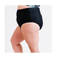 Calypsa Plus High-Waisted Bikini Bottom