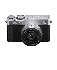 Fujifilm X-E5 Mirrorless Camera with Xf 23mm f/2.8 R Wr Lens, Silver