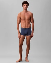 Calvin Klein Men's 3-Pack Icon Stretch Low Rise Trunks
