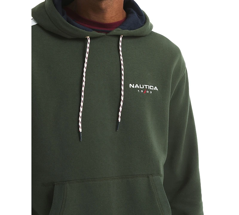 Nautica Men's Tape Shoulder Long Sleeves Hoodie