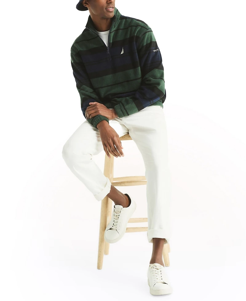 Nautica Men's Allover Striped Pullover Sweater
