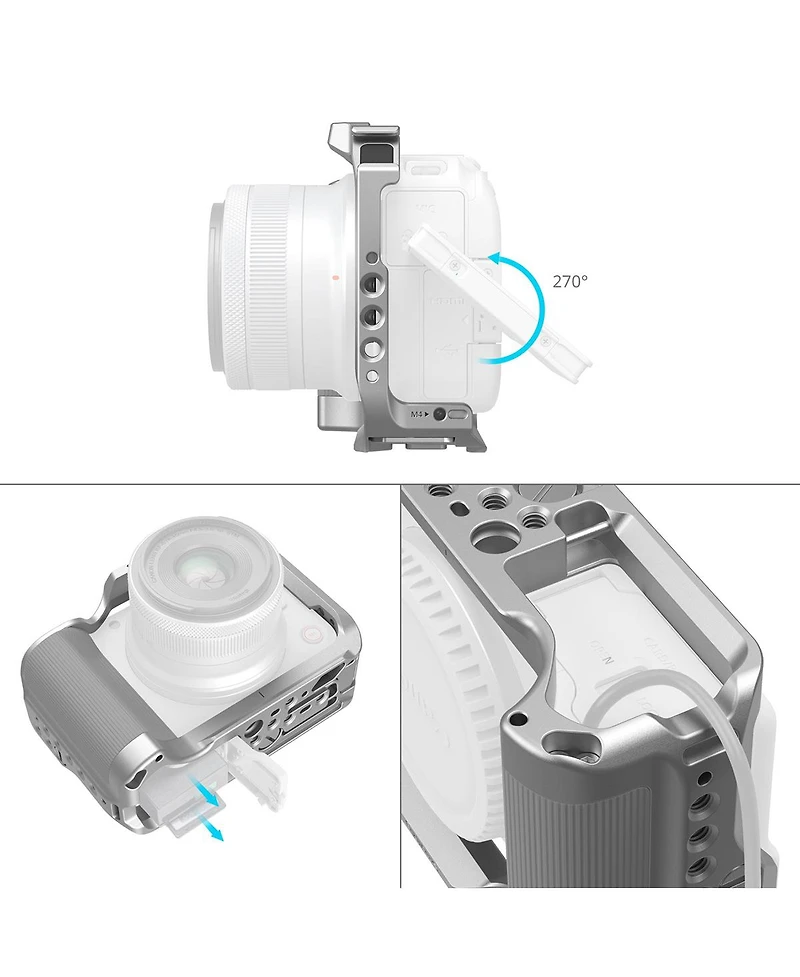 SmallRig Full Camera Cage for Canon Eos R50 V, Silver