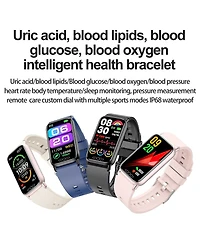 Ruxing Smart Comprehensive Health Monitor Your 24/7 Wellness Partner -Yellow