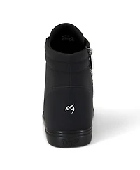 Fuego Kids All-black Wedge Sneaker