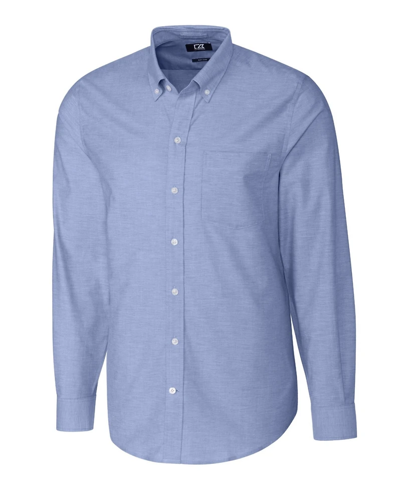 Cutter & Buck Men's Stretch Oxford Long Sleeve Dress Shirt