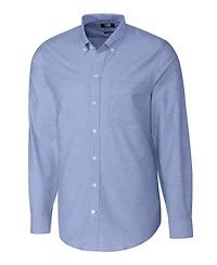 Cutter & Buck Men's Stretch Oxford Long Sleeve Dress Shirt