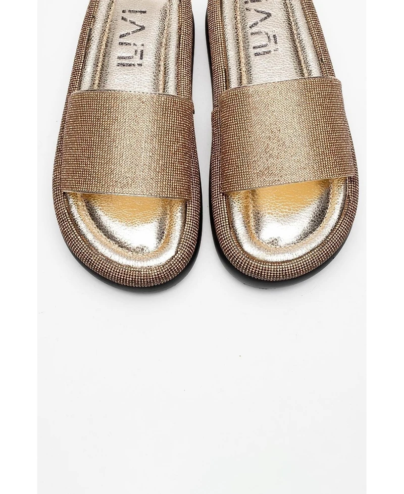 Prologue Shoes Oeste Rhinestone Platform Sandal (Women)