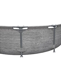 Bestway Steel Pro Max 10' x 30" Above Ground Outdoor Swimming Pool Set, Gray