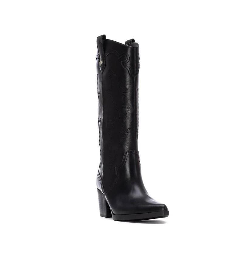 Women's Embroidered Italian Western Boots By Xti