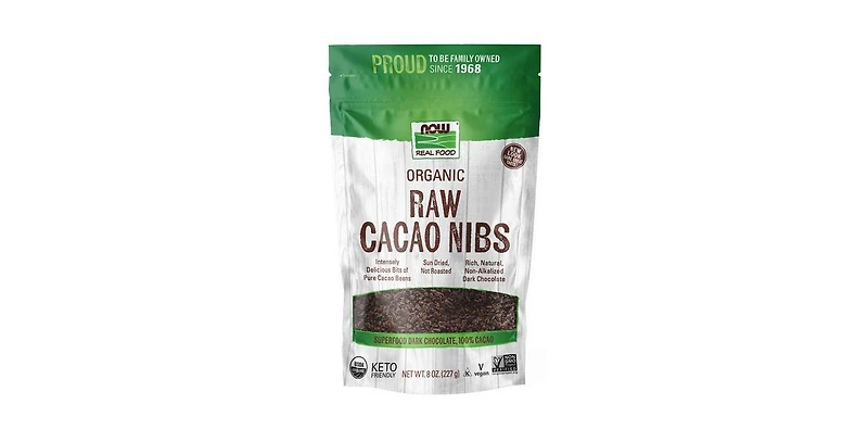 Now Foods Raw Cacao Nibs ,8 Oz