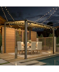Aecojoy 8'x8' Wall Mounted Gazebos Pergola